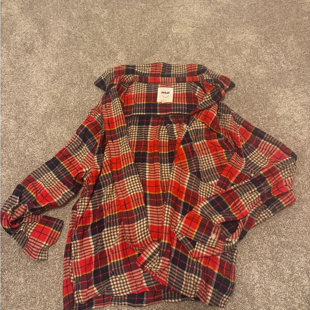 Aerie Plaid Pajama Shirt
